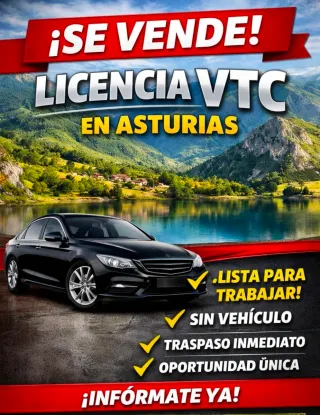 Licencia vtc de Asturias,