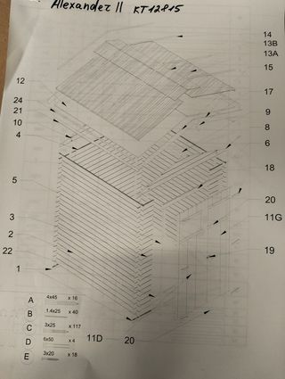 Caseta de Madera Machihembrada Gardiun Alexander II 5,52 m²