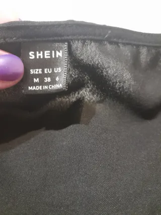 Mono corto negro mangas de tul lunares