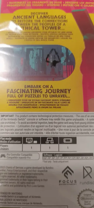 Chants of Sennaar Nintendo Switch