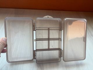 Caja organizadora doble cara con compartimentos