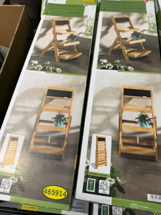 Estantería para macetas plegable