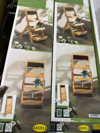 Estantería para macetas plegable