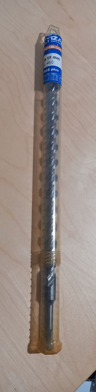 Brocas transmuro  Diámetro en fotos.