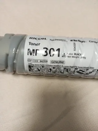 Tóner Ricoh MP 301 Negro 200g