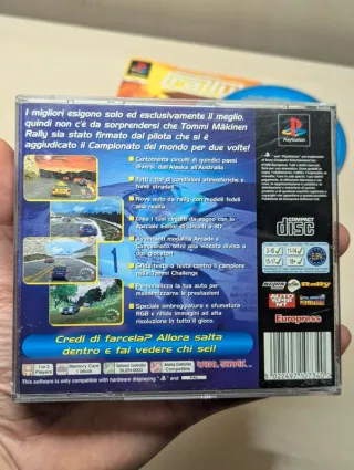 Tommi mäkinen rally playstation 1 PS1 PAL completo