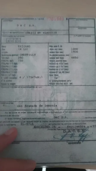 Remolque plataforma coche