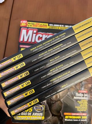 MICROMANÍA XVI-XXII +60 REVISTAS + CDs + JUEGOS
