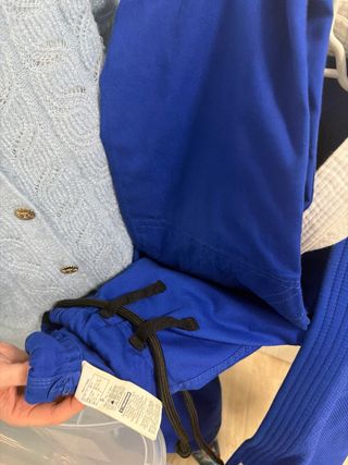 Kimono Jiu Jitsu Azul Talla M + Cinturón Blanco