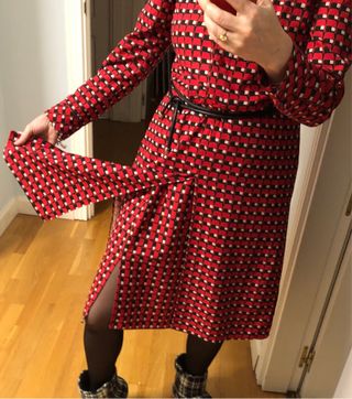 Vestido camisero Roberto Verino con cinturón