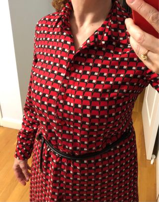 Vestido camisero Roberto Verino con cinturón