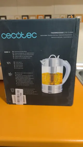 Cecotec ThermoSense 370 Clear Hervidor Eléctrico