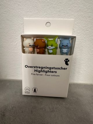 Evidenziatori a forma di animali