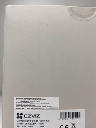 : Cámara Seguridad Ezviz EB3 Solar
