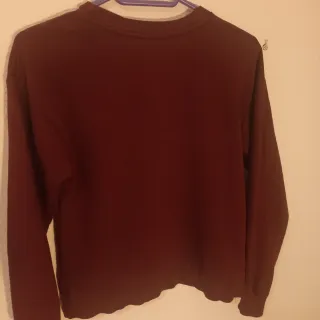 Sudadera Bershka granate talla XS