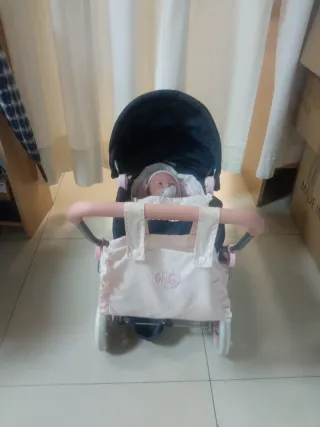 Cochecito Miyo con bebé