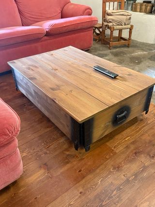 Mueble Rústico Madera y Mármol