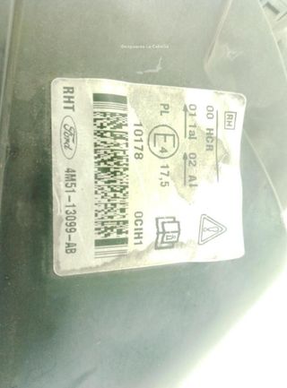 Faro izquierdo ford 22811448 4m5113099ab focus 1.8