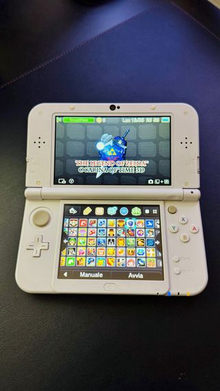 +200 Giochi Doppio IPS New Nintendo 3DS XL Bianco