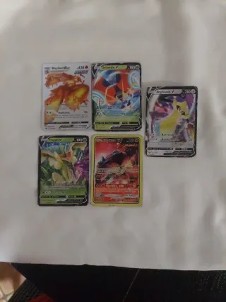 Lote 5 Cartas Pokémon Originales
