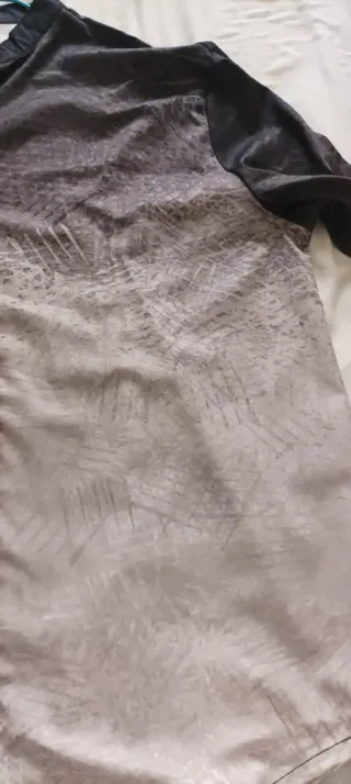 Camisa degradada gris y beige talla 3XL