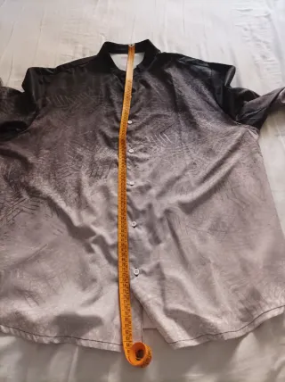 Camisa degradada gris y beige talla 3XL