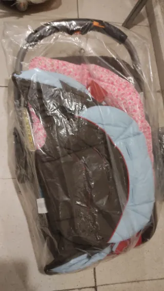 Capazo, Grupo 0 y funda lluvia carrito bebé