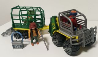 Playmobil Dinos: Vehículo T-Rex Bebé