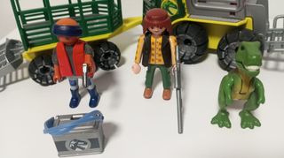 Playmobil Dinos: Vehículo T-Rex Bebé