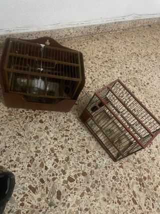 Jaulas para pájaros y 25 caberneras