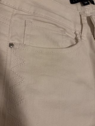 Pantalón vaquero blanco Tintoretto