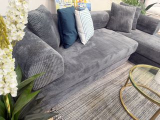 Sofá Cama Gris Grande