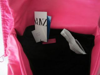 Bolso Zara Piel Fucsia. Nuevo. Ver descripción