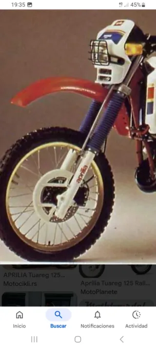 Horquilla Marzocchi 35mm Aprilia 125