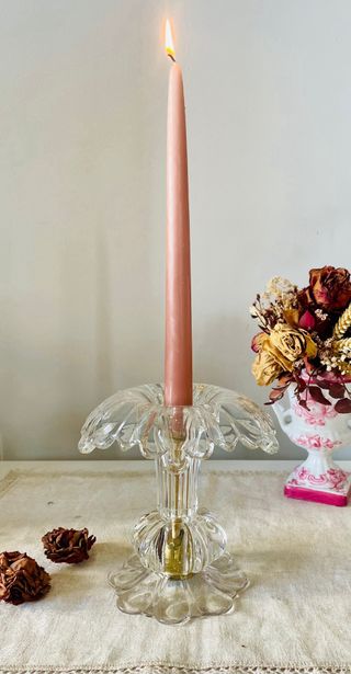 Candelabro Vintage Cristal
