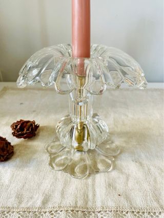 Candelabro Vintage Cristal