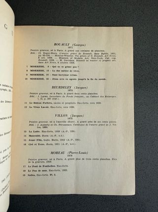 año 1953 - EL GRABADO FRANCES CONTEMPORANEO