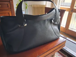 Borsa pelle Bulgari originale nera