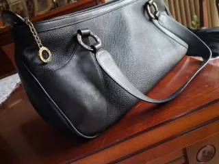 Borsa pelle Bulgari originale nera