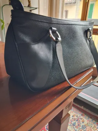 Borsa pelle Bulgari originale nera