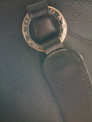 Borsa pelle Bulgari originale nera