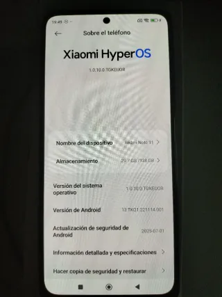 Xiaomi Redmi Note 11 NFC 6Gb RAM Azul