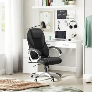 Silla Oficina Ergonómica Giratoria SONGMICS OBG22B