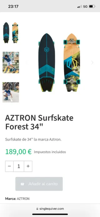 Patín FOREST 34 AK-304