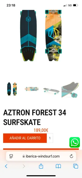 Patín FOREST 34 AK-304