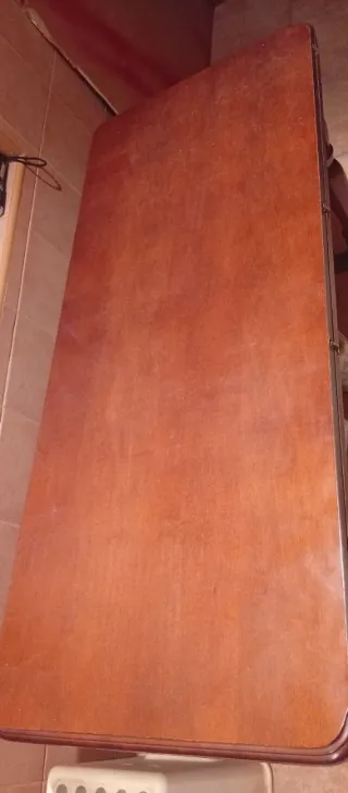 Mesa Abatible Madera Marrón oscuro