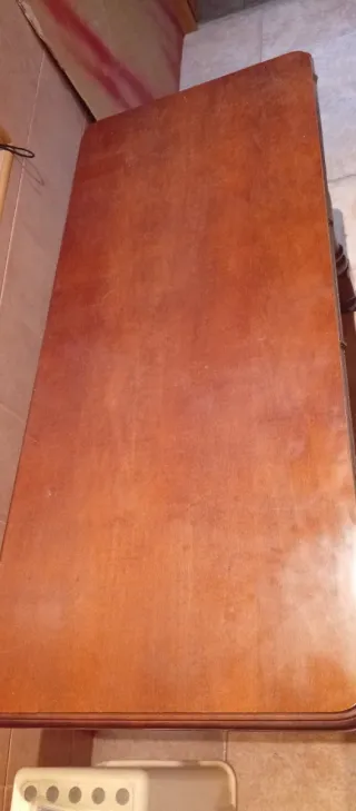 Mesa Abatible Madera Marrón oscuro