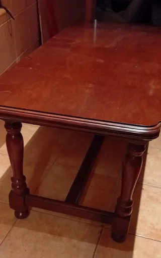 Mesa Abatible Madera Marrón oscuro