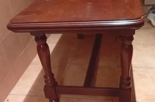 Mesa Abatible Madera Marrón oscuro