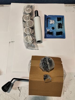 Silla Oficina Ergonómica Malla Azul SONGMICS OBN037Q01